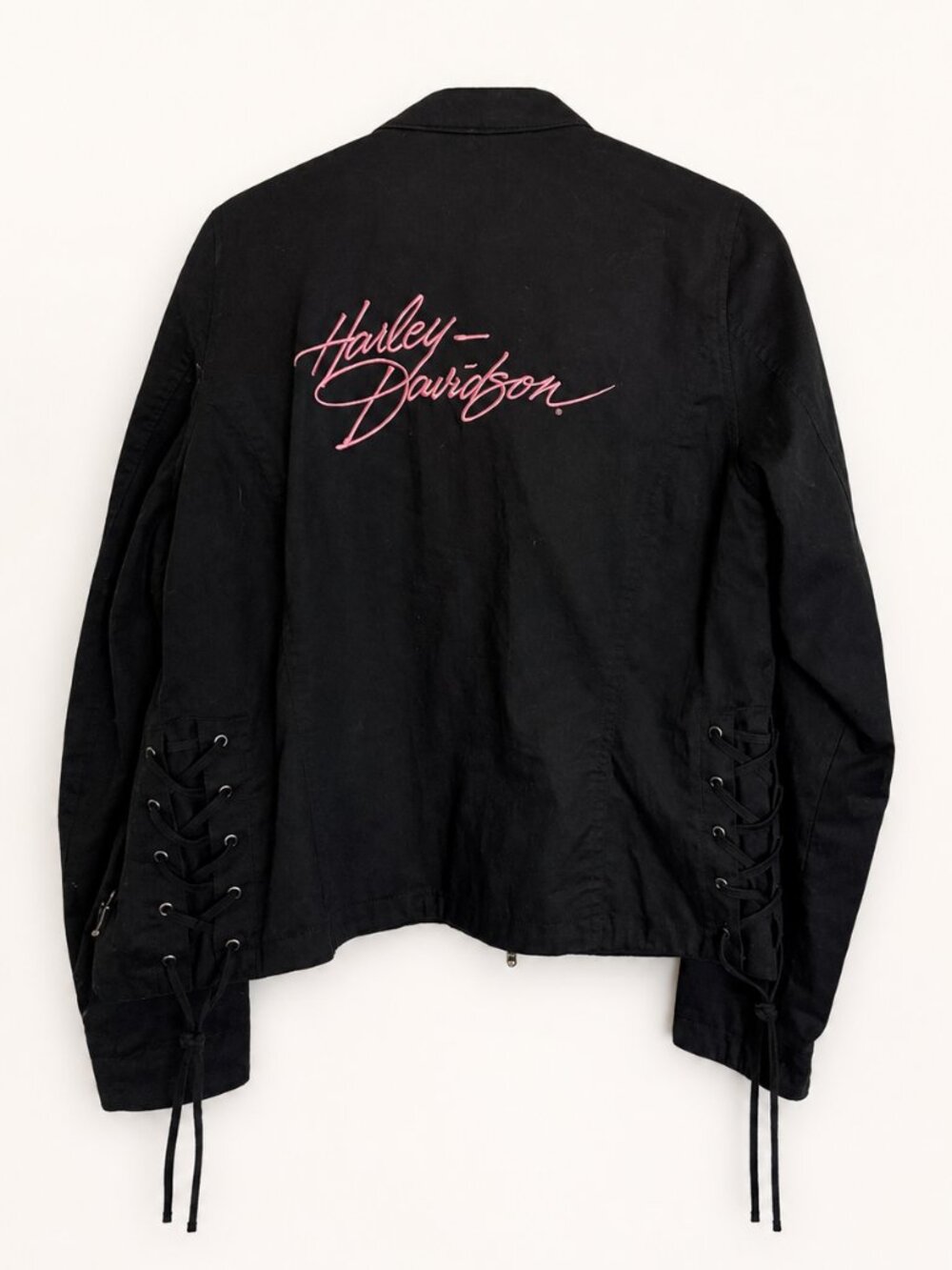 Harley-Davidson Pink Label 3-in-1 Jacket Vest Black Pink L